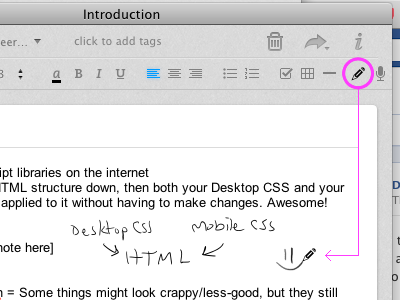 Doodle-in-evernote