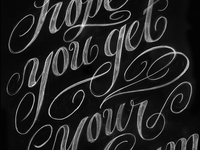 I Hope You Get Your Dream