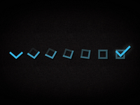 Success animation (work in progress)