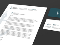 Harbour Publishing Business Card + Letterhead