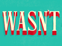 It Wasn't Me