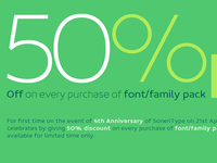 SoneriType's 4th Anniversary Offer