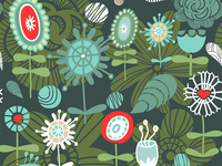 Bright seamless pattern