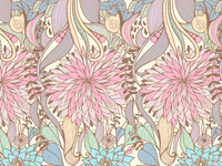 Floral vector pattern