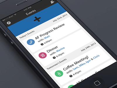 Events (iOS7)