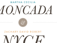 Nyce Moncada Wedding Type