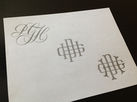 PGH Monogram Sketches