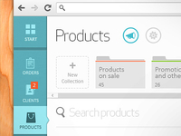 Products UI Dashboard