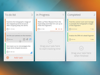 Drag Tasks to Progress 