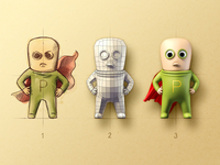 P-Man character design
