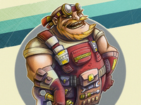 Aircraft mechanic character 