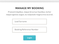 Booking Login