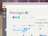 Calendar View - Mail Campaign App