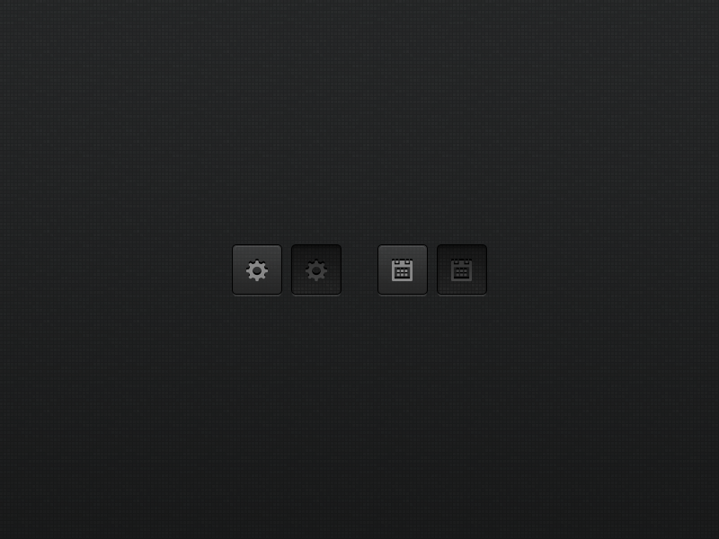 Top bar icons/buttons