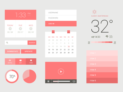 Flat / UI Kit by Sebastiaan Scheer Flat / UI Kit by Sebastiaan Scheer