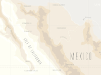 map of mexico