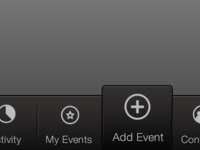 Upcoming App Tab Design