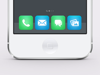 Ios7 Flat Icons Mockup Preview