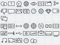 Icon set I'm working on