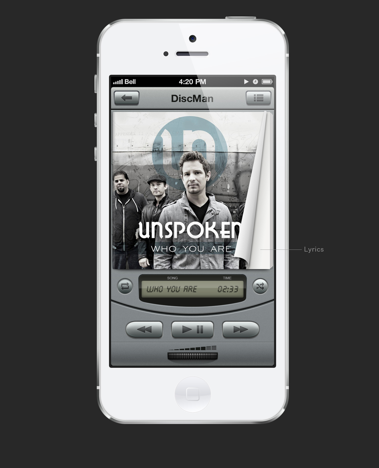 Discman_for_iphone-lyrics