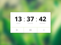 Timer/Stopwatch widget
