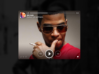 Music Player Widget - Rebound