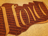 Honey - Lettering - WIP