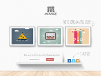 Mosaiqe Landing page