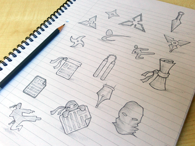 Resume_ninja_logo_sketches