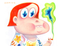 A colorfull smoking.