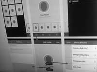 New App Wireframes