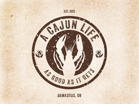 A Cajun Life Food Cart Logo