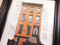 Brownstone Print