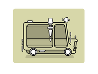 Vector Graphics — Ice Cream Truck 02