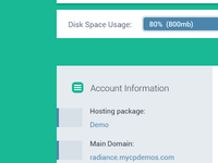 Flat Style cPanel 