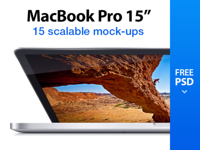 Download MacBook Pro – 15 Scalable Mockups