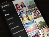 Gramory 2.0 for iPhone - Feed