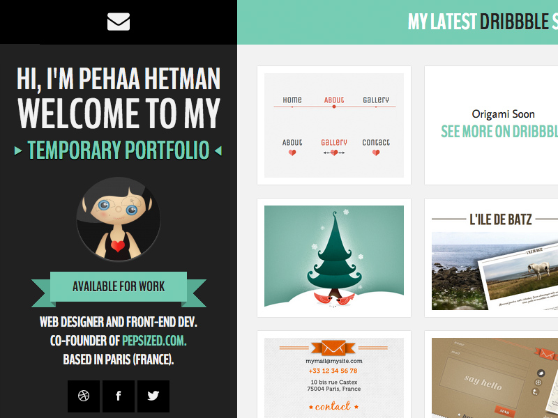 Dribbble Fed Portfolio