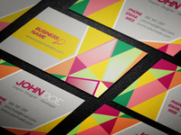 Abstract Personal Cards