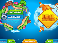 Unicorn Level Select Screen
