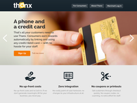 merchant.thanx.com redesign
