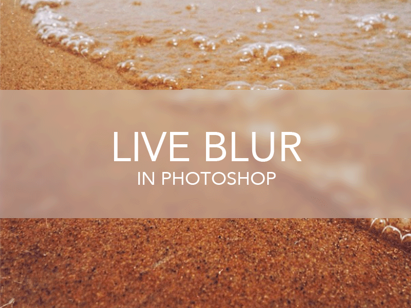 Download Live Blur PSD