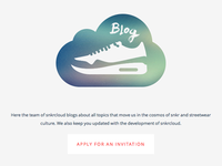 snkrcloud | oh snap...we got a blog!