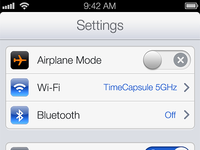 Settings Redresign Preview