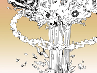 Explosion rock poster
