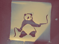 Panda Stencil