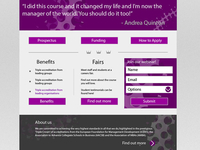 MBA landing page