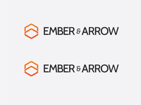 Updated: Ember & Arrow - logo option 