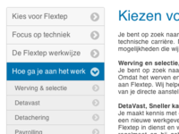 Navigation with submenu