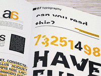 Typeface book